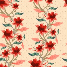 Vintage Floral Seamless Background N8