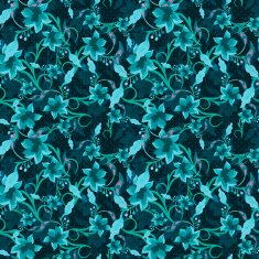 Vintage Floral Seamless Background N14