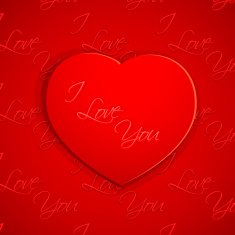 I Love You Valentine Background
