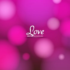 Love theme Valentine blurry background Vector image