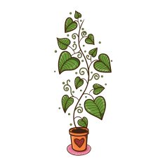 Flower in a pot N2