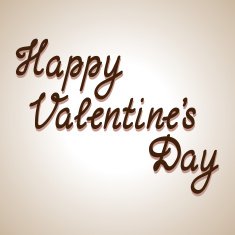 Valentine's day card concept