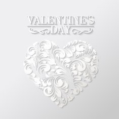 Shining heart in Hohloma style N2