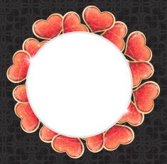 Valentine's Day hearts background N2