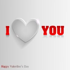 Happy Valentines Day card N29