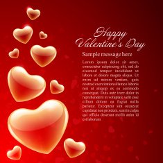 Valentine's day vector background N7