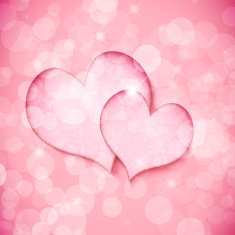 Valentine's day background with hearts N13