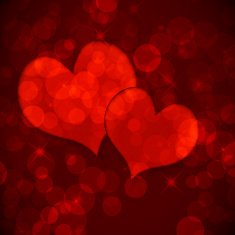 Valentine's day background with hearts N14