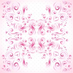 Seamless vintage background with hearts N3
