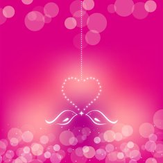 Valentine's Day background with heart - Illustration N2