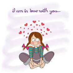 pretty young girl in love N7