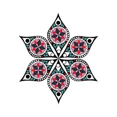 Cute ornamental flower N4