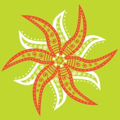 Cute ornamental flower N12