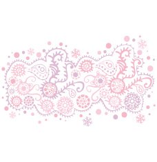 ornamental christmas background snowfall