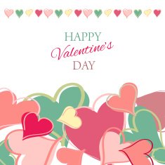 Happy Valentines Day card N42
