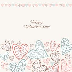Happy Valentines Day card N45