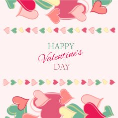 Happy Valentines Day card N48