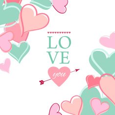 Happy Valentines Day card N68