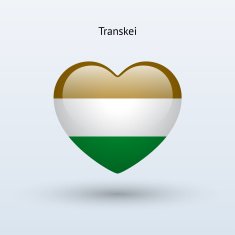 Love Transkei symbol Heart flag icon N2