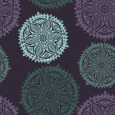 Retro background lace seamless pattern N4