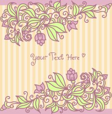 Floral card N30
