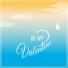 Valentine's Day vector poster N14