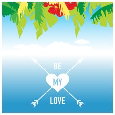 Valentine's Day vector poster N19