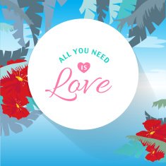 Valentine's Day vector poster N23