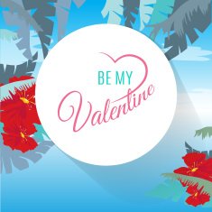 Valentine's Day vector poster N28