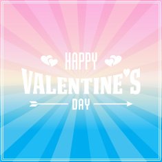 Valentine's Day vector poster N33