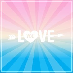 Valentine's Day vector poster N37