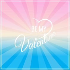 Valentine's Day vector poster N39