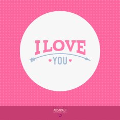 Valentine's Day vector poster N40