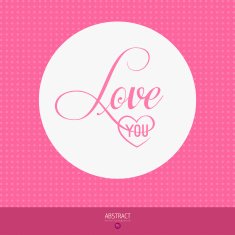 Valentine's Day vector poster N44