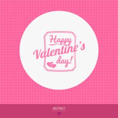 Valentine's Day vector poster N45