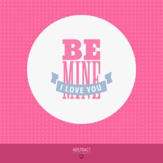 Valentine's Day vector poster N48