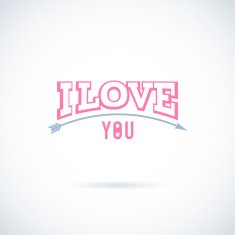 Valentine's Day vector poster N50