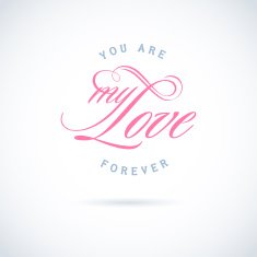 Valentine's Day vector poster N51
