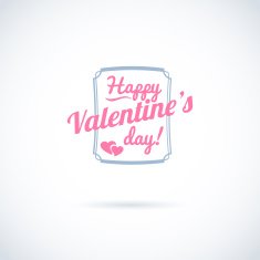 Valentine's Day vector poster N53