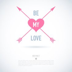 Valentine's Day vector poster N57