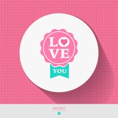 Valentine's Day vector poster N61