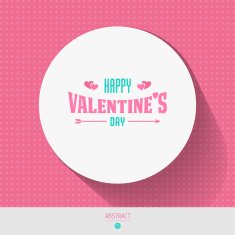Valentine's Day vector poster N62