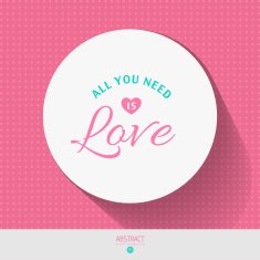 Valentine's Day vector poster N63