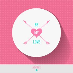 Valentine's Day vector poster N64