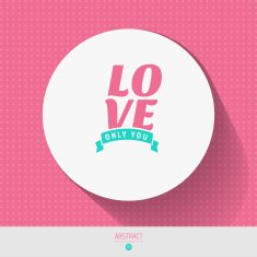 Valentine's Day vector poster N65