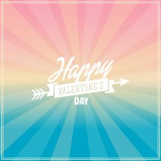 Valentine's Day vector poster N78