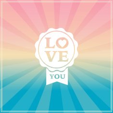 Valentine's Day vector poster N79