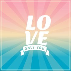 Valentine's Day vector poster N83