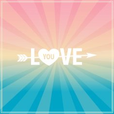 Valentine's Day vector poster N84