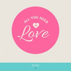 Valentine's Day vector poster N88